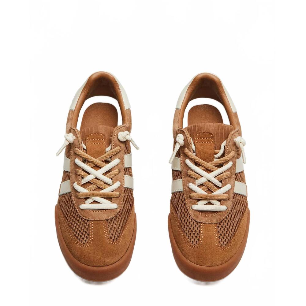 NEW STEVE MADDEN women's verdict sneaker in tan - Picture 5 of 6